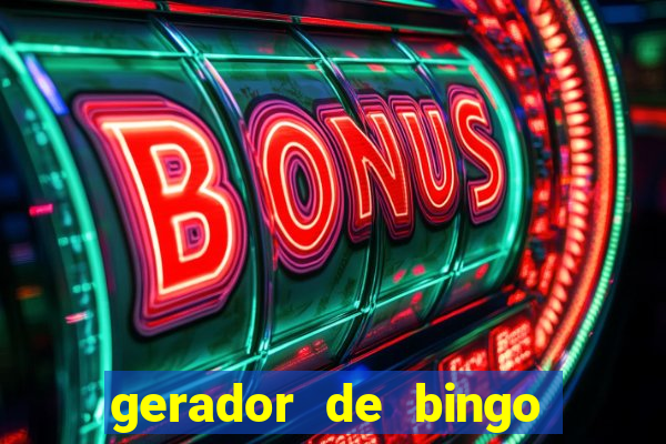 gerador de bingo de palavras